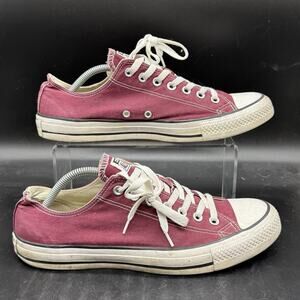 Converse All Star Low Top Red Sneakers Mens Size 11 Womens Size 13 139794F
